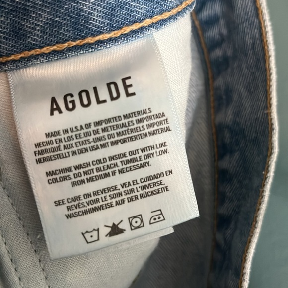 Distressed 90’s mid rise Agolde jeans (27) - Picture 5 of 9